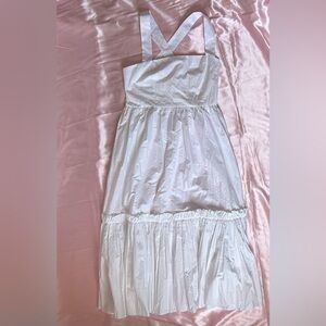 Cara Cara White Tiered Maxi Dress